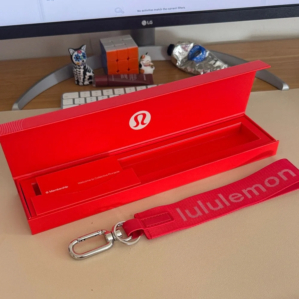 Lululemon Pinnacle Member Box & Keychain - Picture 1 of 2
